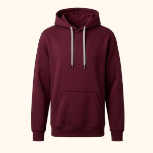 Burgundy hoodie
